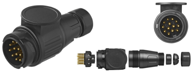 Stecker 13-polig PVC Stecker 13-polig PVC