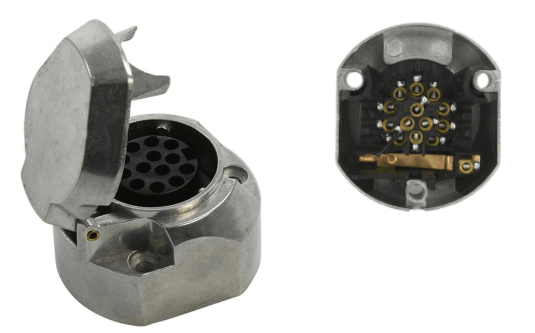 Steckdose 13-polig Metall Steckdose 13-polig Metall