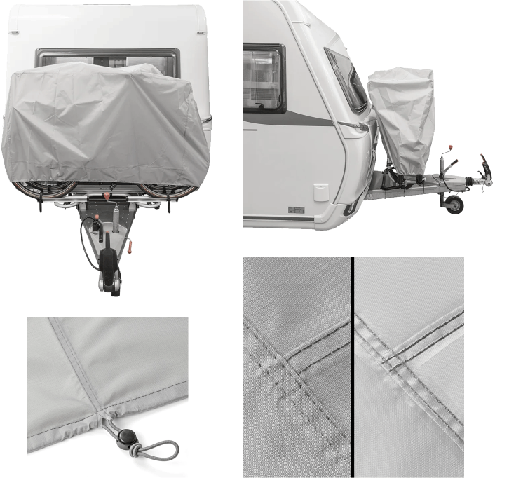 Fahrradschutzh�lle XL f�r Deichselmontage