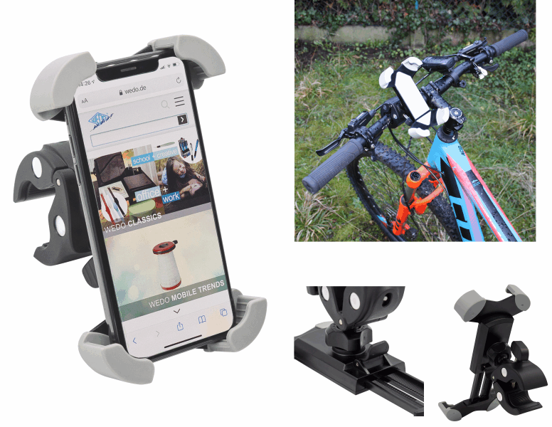 Smartphone Klemmhalter f�r Fahrradlenker