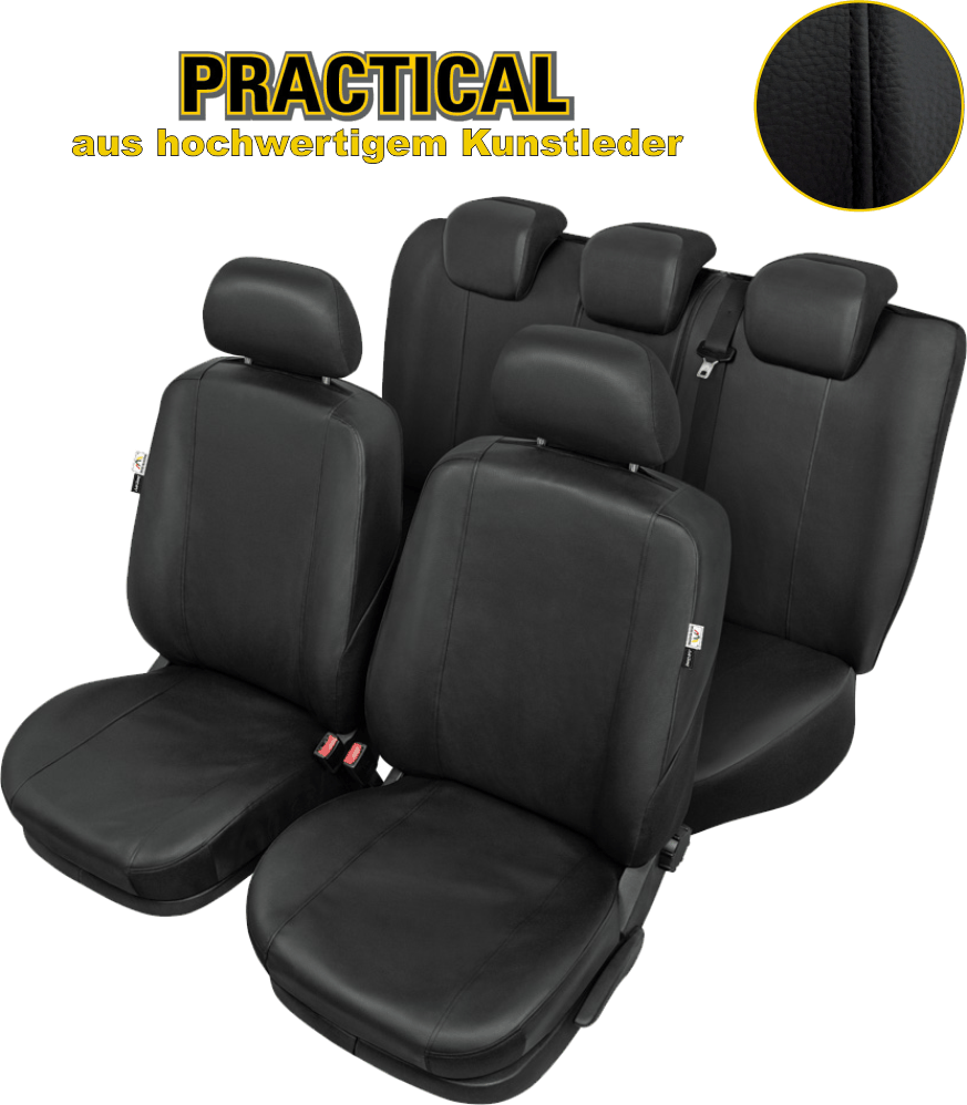 PKW Sitzbez�ge Kunstleder / Practical