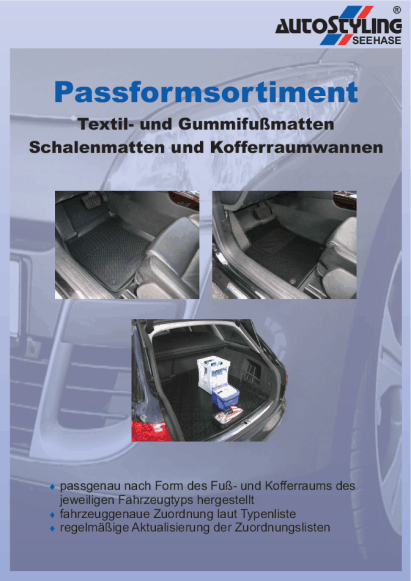 Prospekt Passform Fu�matten